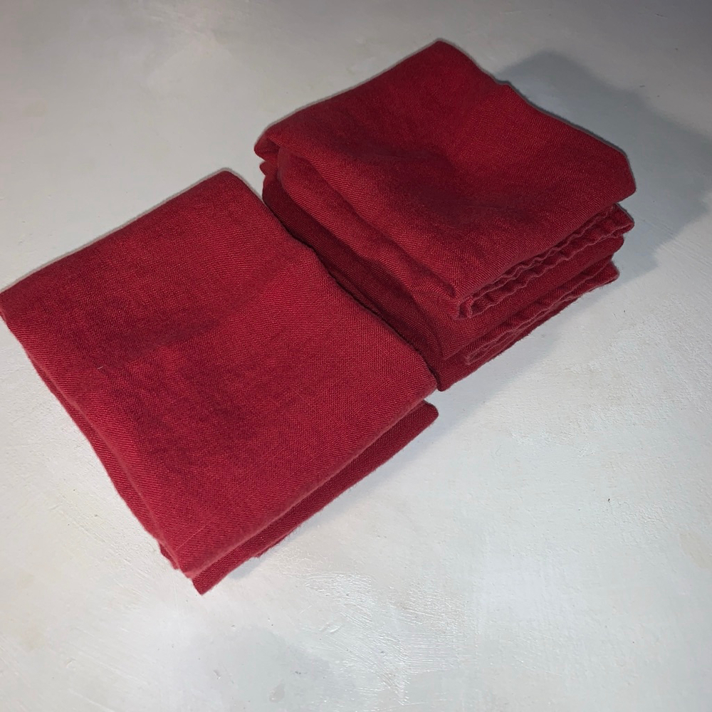 Unbranded Red Table Linens One Size